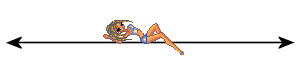 banner girl laying on banner
